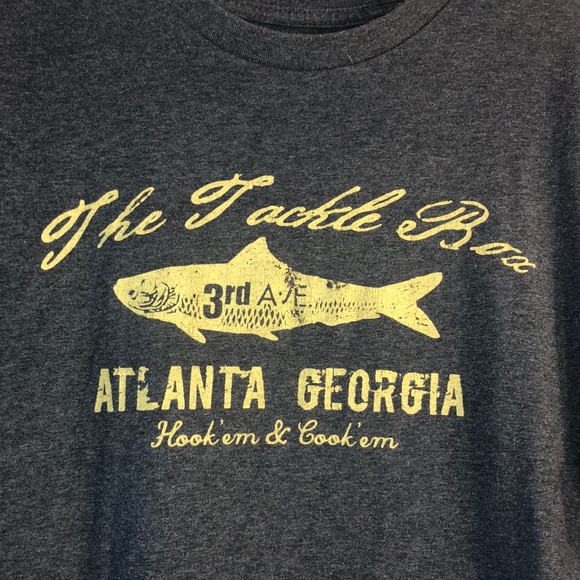 Old Navy Atlanta Fishing T-Shirt (L) - Picture 2 of 4